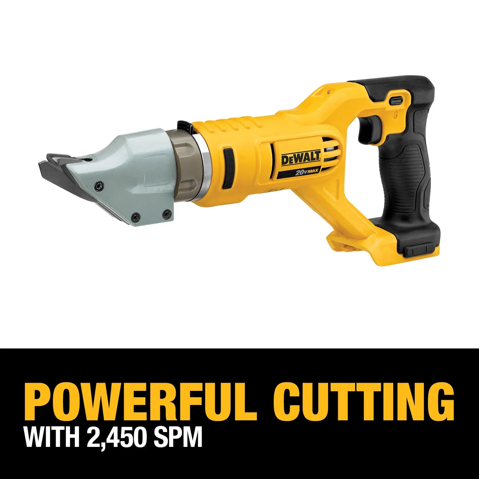 DeWalt DCS494B 20V MAX 14 gauge swivel head double cut metal shear (Tool Only) - image 5