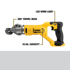 DeWalt DCS496B 20V MAX 18 Gauge Offset Metal Shear (Tool Only) - image 3