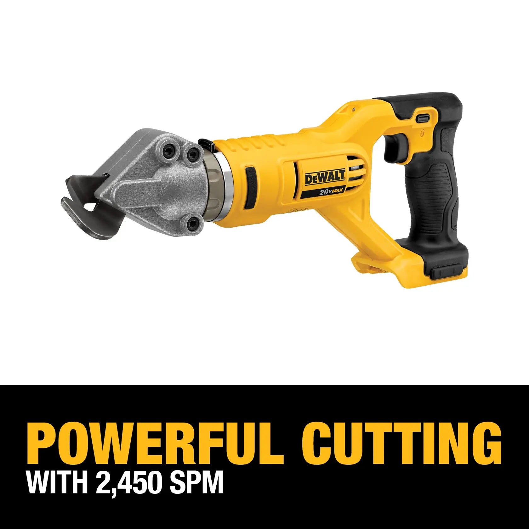 DeWalt DCS496B 20V MAX 18 Gauge Offset Metal Shear (Tool Only) - image 5