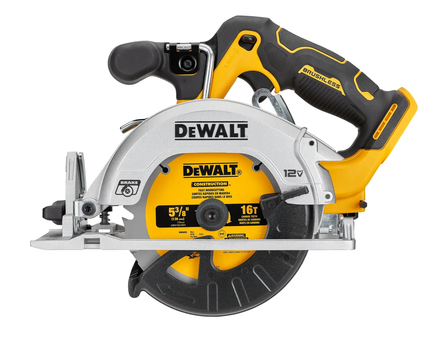 DeWalt DCS512B 12V MAX 5-3/8 in. Brushless Cordless Circular Saw (Tool Only) - image 2