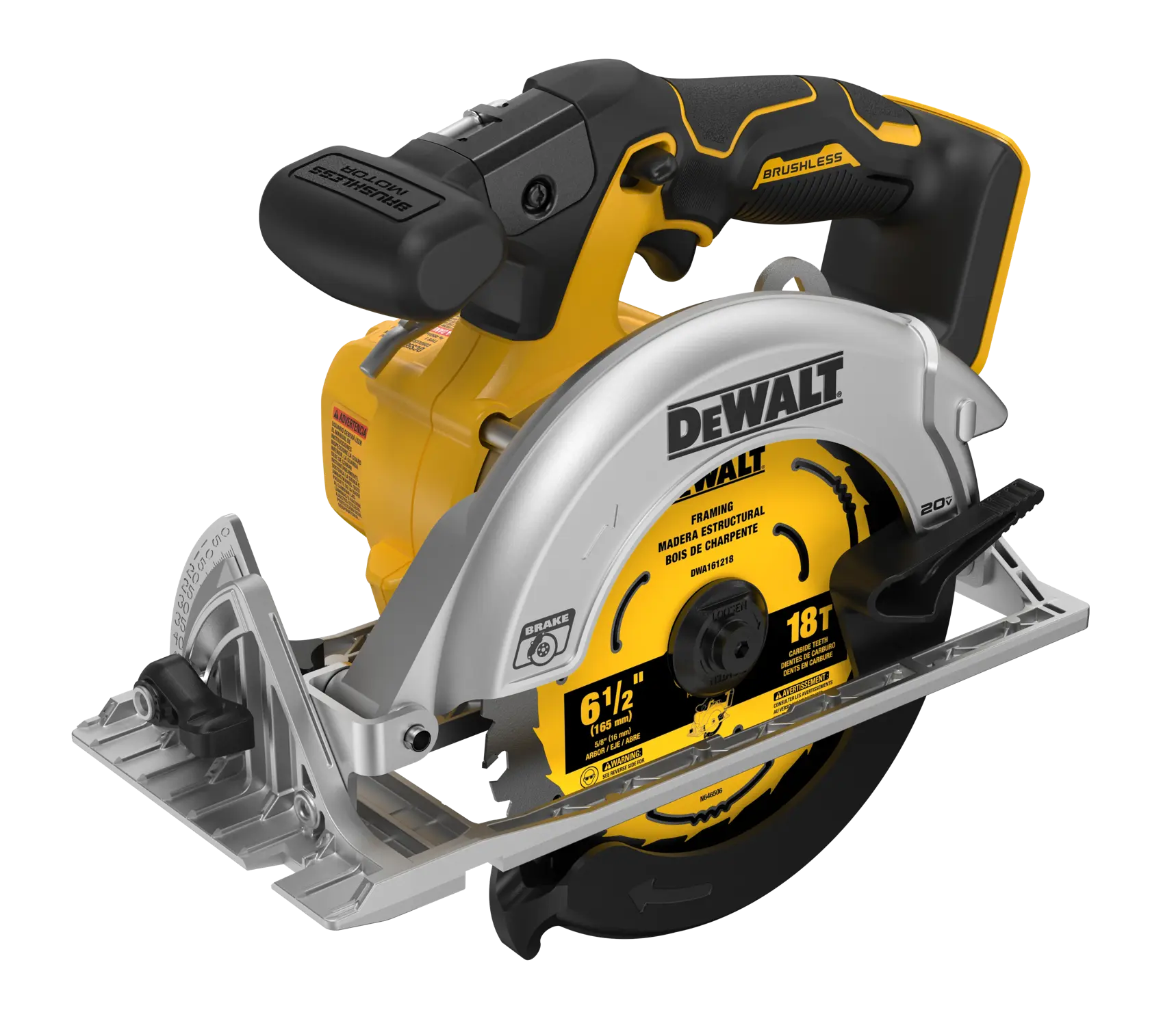 DeWalt DCS565B 20V MAX XR 6-1/2 in. Brushless Cordless Circular Saw (Tool Only) - image 3