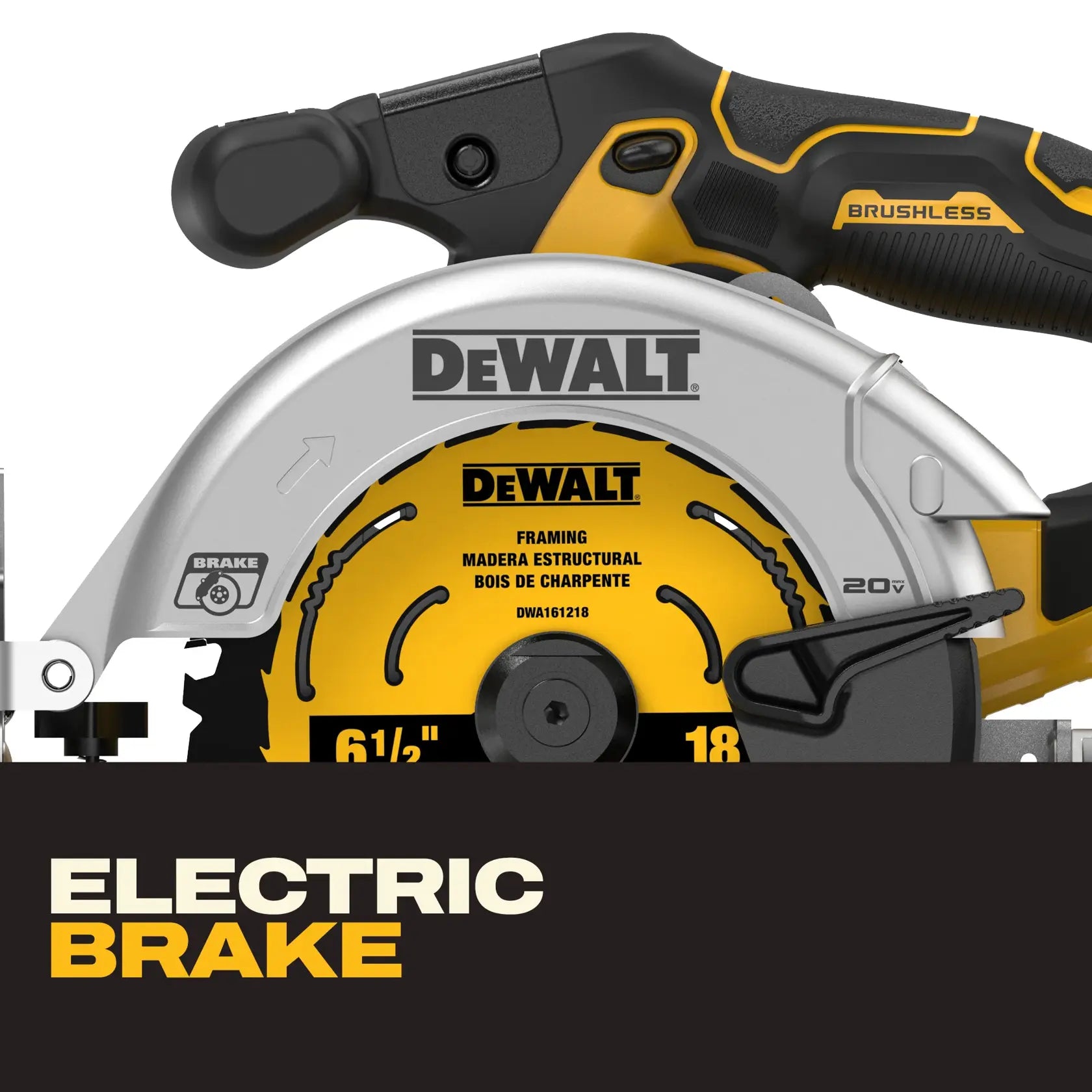 DeWalt DCS565P1 20V MAX XR 6-1/2-in Brushless Cordless Circular Saw Kit - image 7