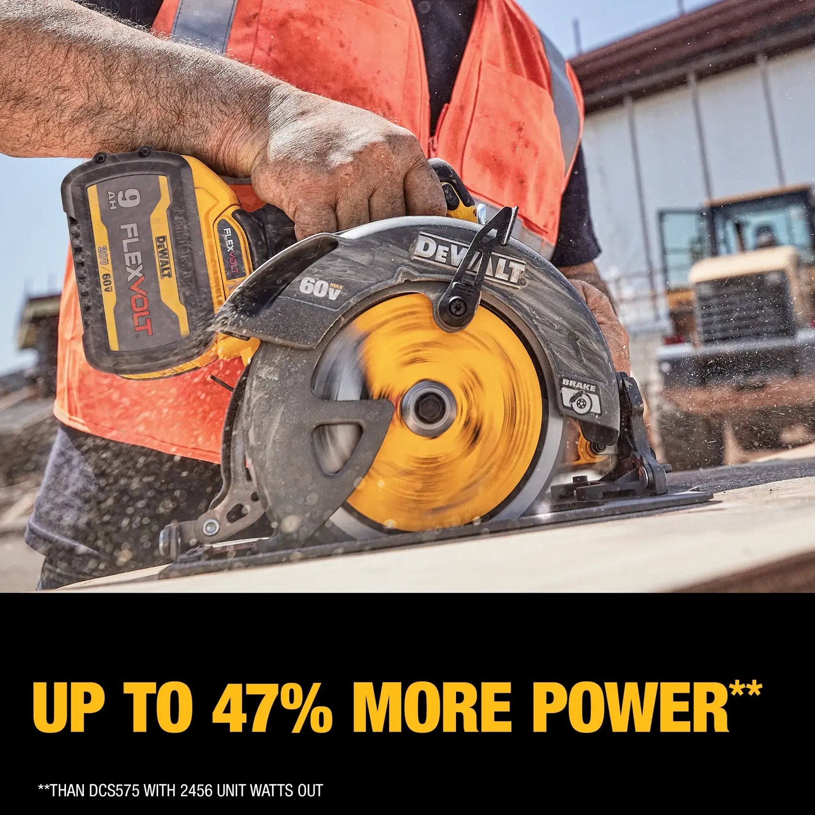 DeWalt DCS578X2 60V MAX Brushless 7-1/4-in Circular Saw With Electronic Brake Kit - image 5