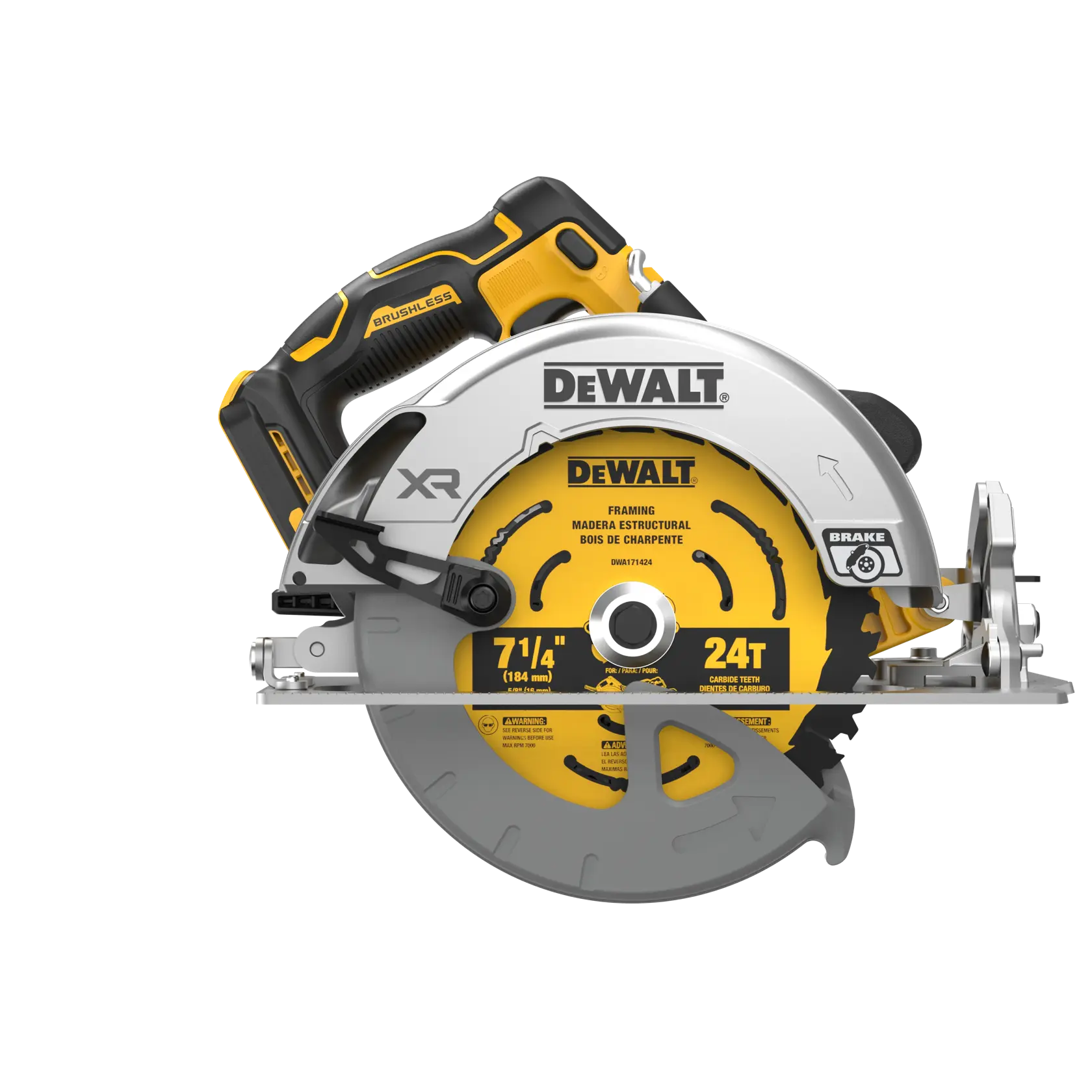 DeWalt DCS590B 20V MAX XR Brushless Cordless 7-1/4 in. Circular Saw (Tool Only) - image 2
