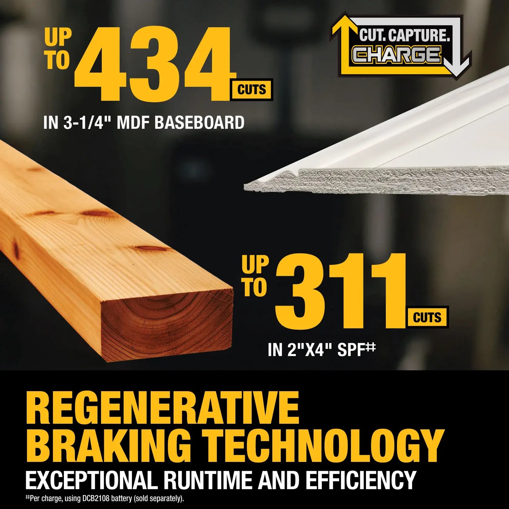 DeWalt DCS714B 20V MAX XR 10 in. Double Bevel Fixed Miter Saw (Tool Only) - image 7