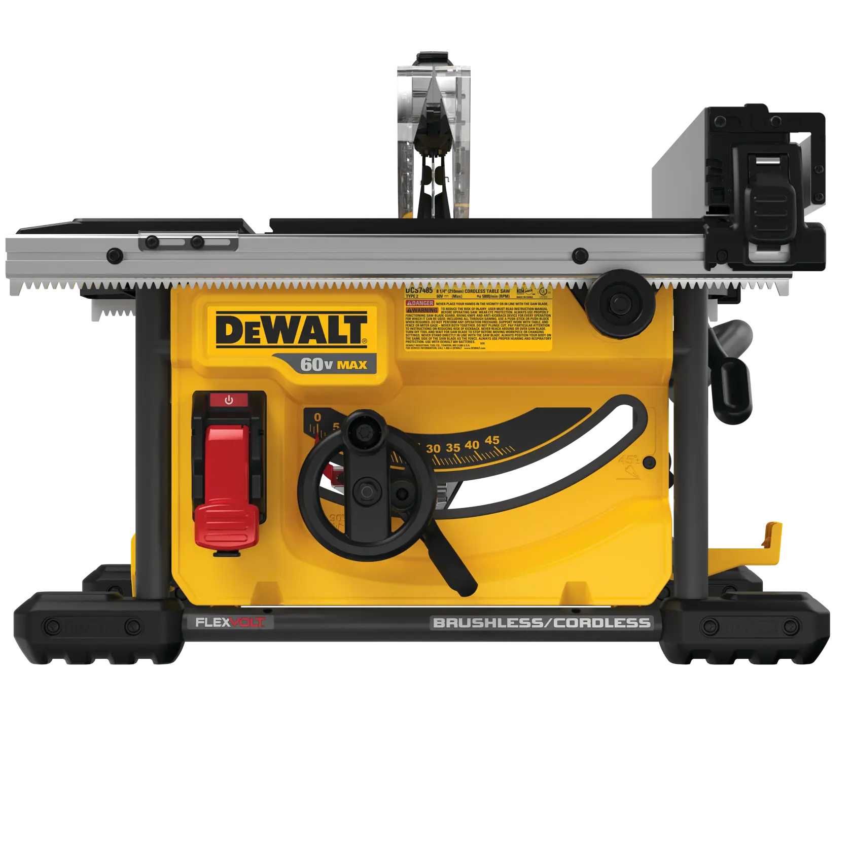 DeWalt DCS7485B 60V MAX 8-1/4" Table Saw, Tool Only - image 2