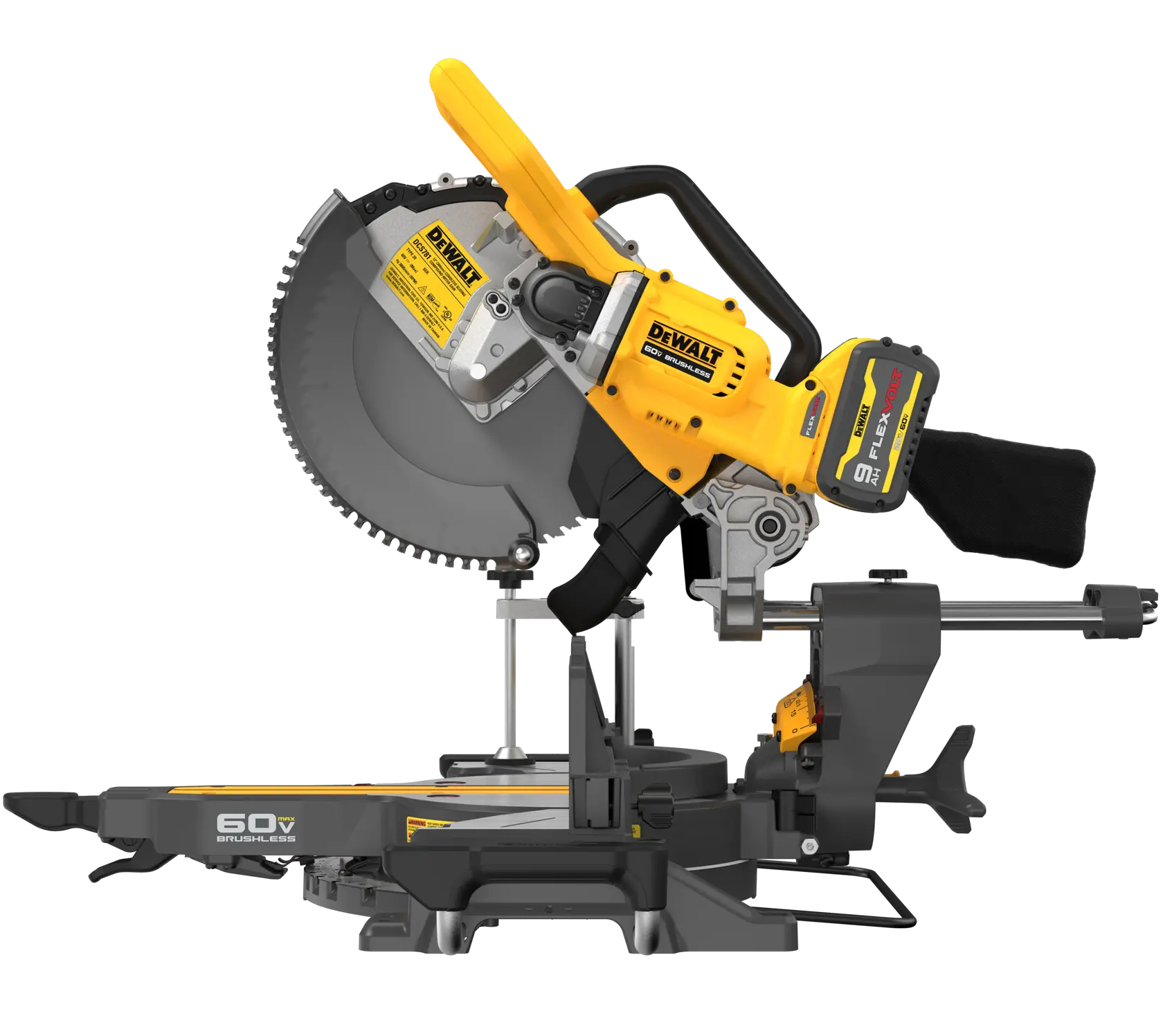 DeWalt DCS781X1 60V MAX 12-in Brushless Cordless Double-Bevel Sliding Miter Saw Kit - image 1