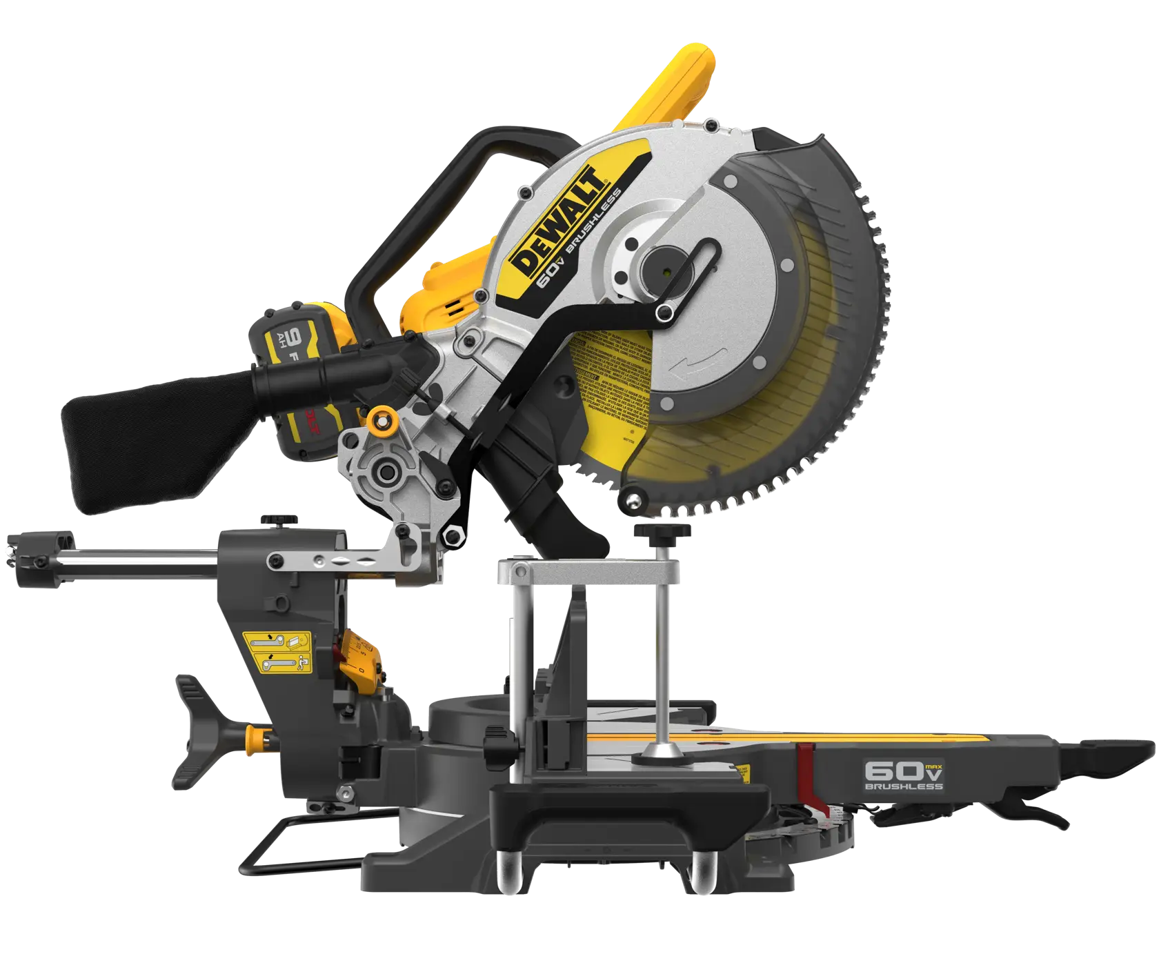 DeWalt DCS781X1 60V MAX 12-in Brushless Cordless Double-Bevel Sliding Miter Saw Kit - image 2