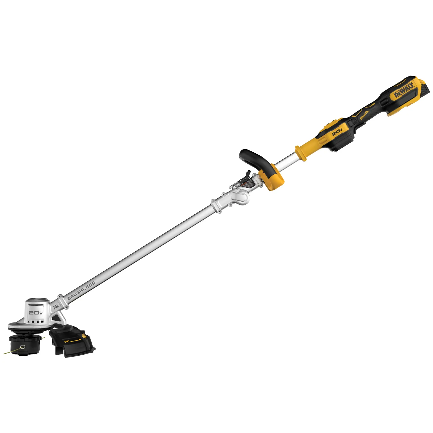 DeWalt DCST922P1 20V MAX 14" Brushless Cordless Folding String Trimmer Kit - image 2