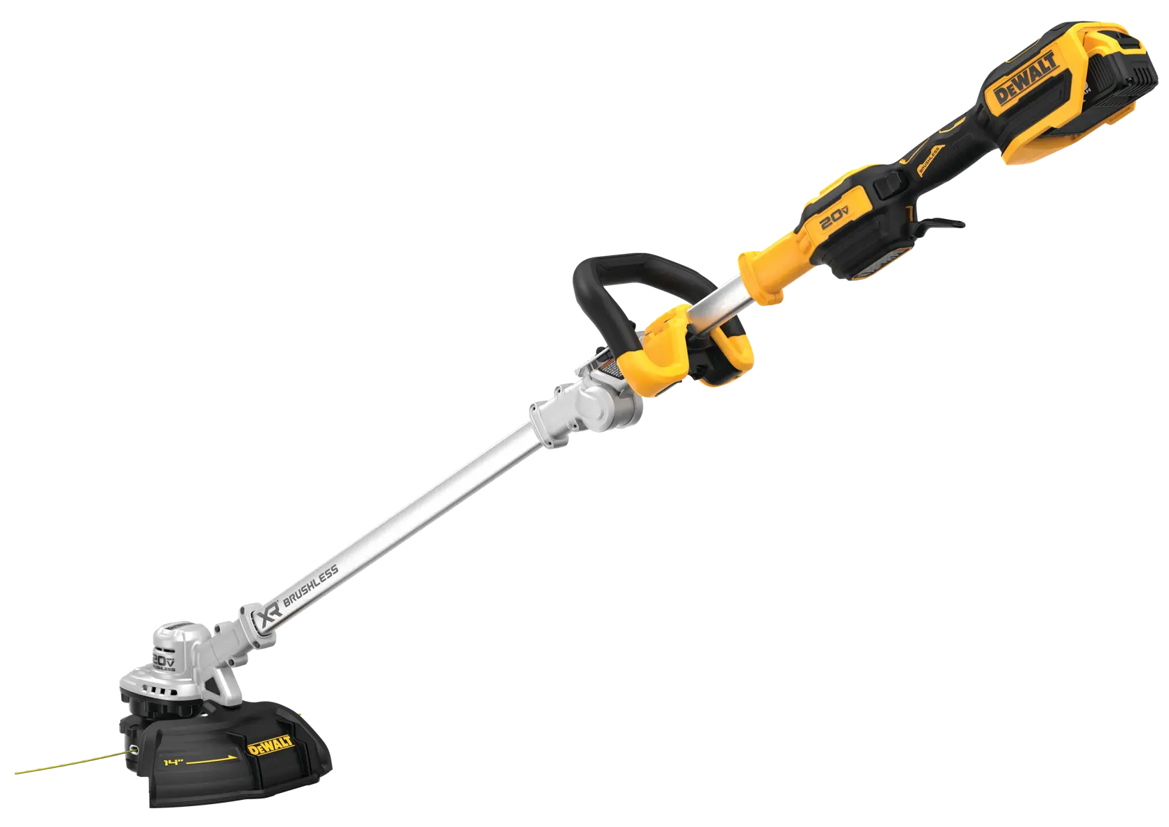 DeWalt DCST922P1 20V MAX 14" Brushless Cordless Folding String Trimmer Kit - image 5
