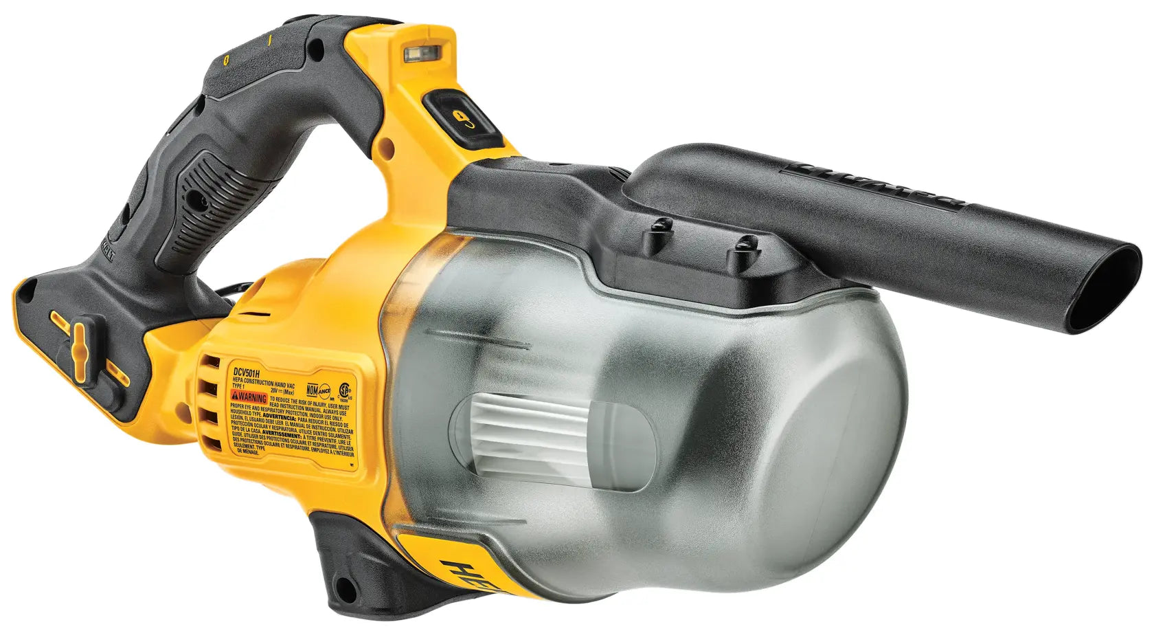 DeWalt DCV501HB 20V Cordless Dry Hand Vacuum (Tool Only) - image 3