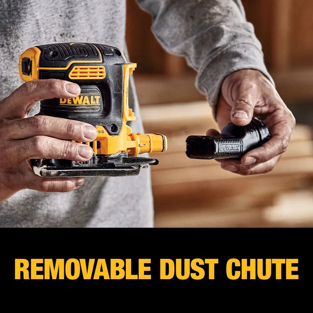 DeWalt DCW200B 20V MAX XR Brushless Cordless 1/4 Sheet Variable Speed Sander (Tool Only) - image 6