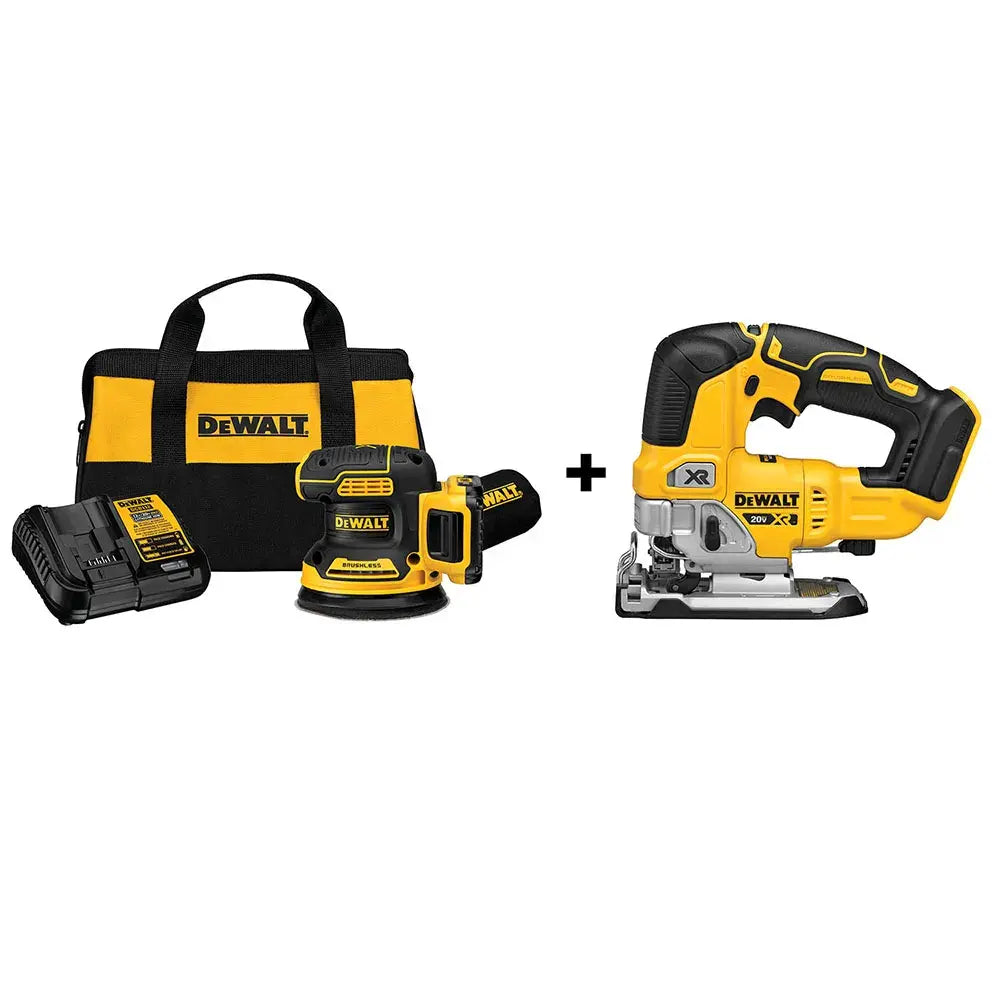 DeWalt DCW210D1 20V MAX XR Brushless 5-in Cordless Variable-Speed Random OrBital Sander Kit - image 3