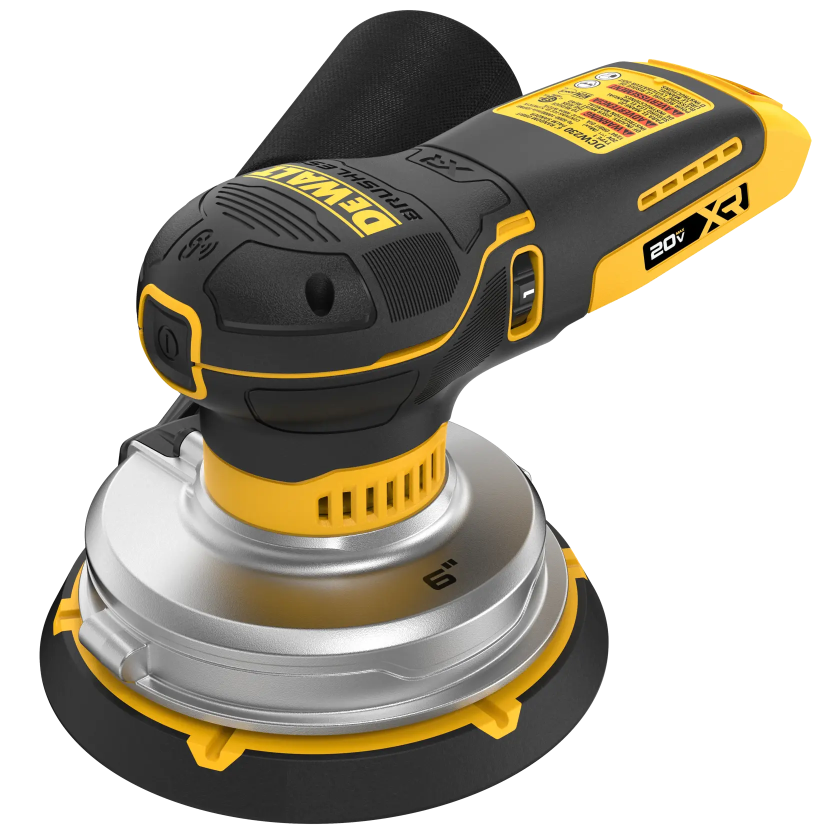 DeWalt DCW230B 20V XR 6-in Random Orbit Sander (Tool Only) - image 3