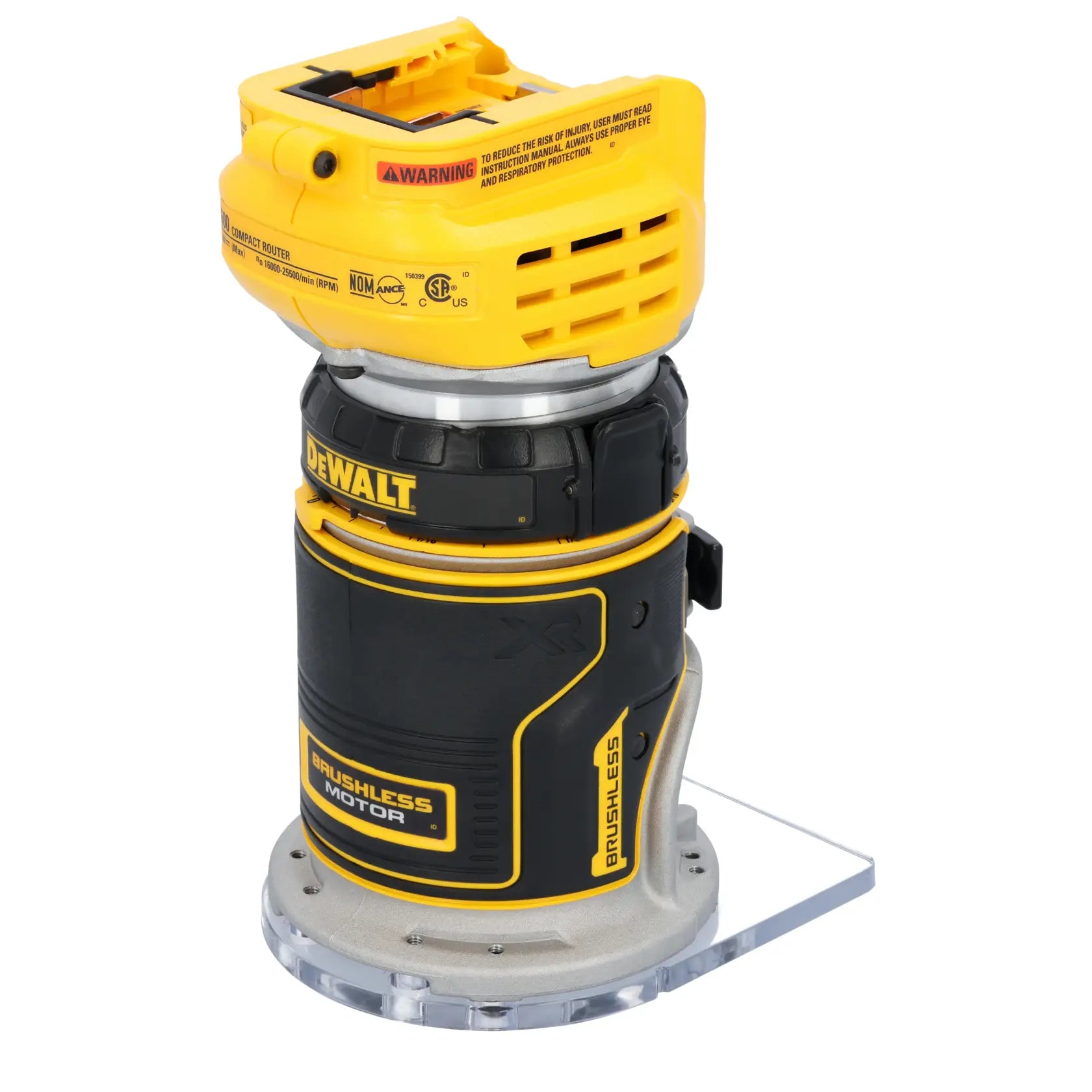 DeWalt DCW600B 20V MAX XR Brushless Cordless Compact Router (Tool Only) - image 2