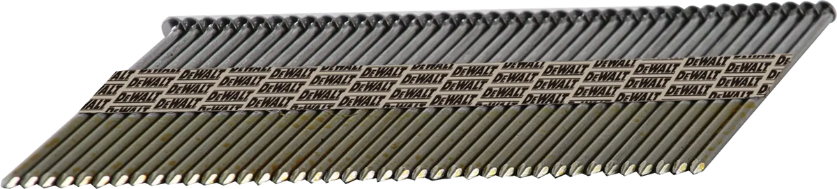DeWalt DPT-12D120FH 3-1/4" x .120" Smooth Bright Paper-Tape Framing Nails, 2,500-Pack - image 1