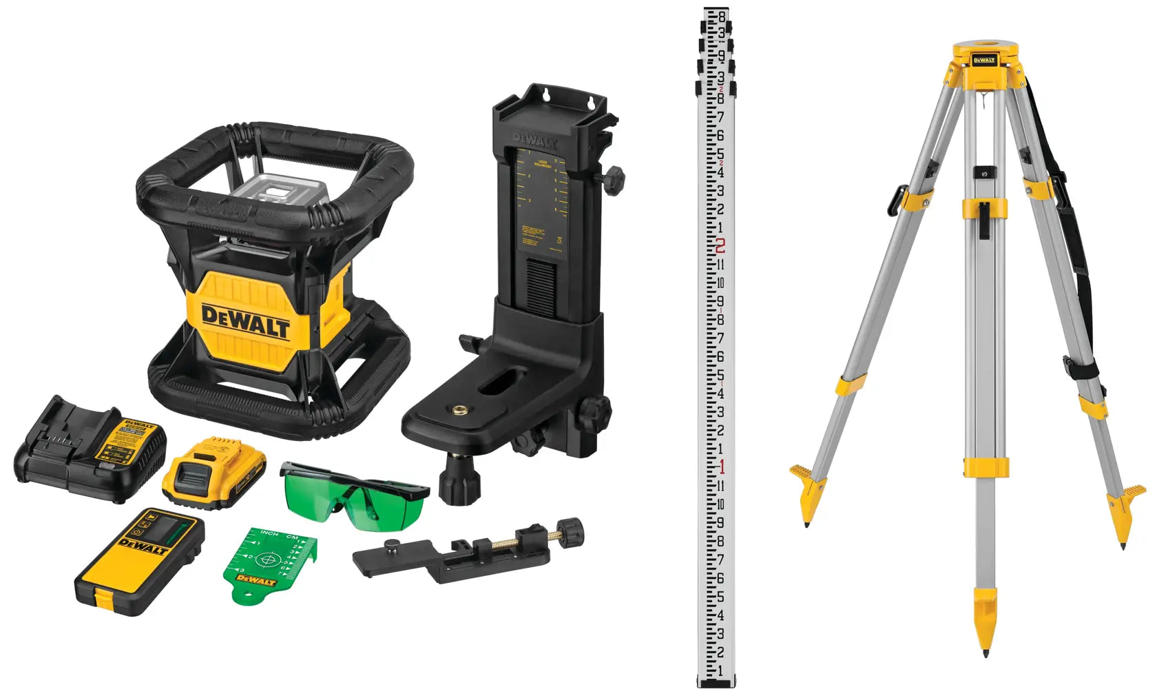 DeWalt DW079LGK 20V MAX Green Tough Rotary Laser Kit - image 1