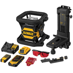 DeWalt DW080LRS 20V MAX Tool Connect Red Tough Rotary Laser Level - image 2