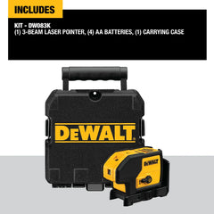 DeWalt DW083K 3 Beam Laser Pointer - image 2