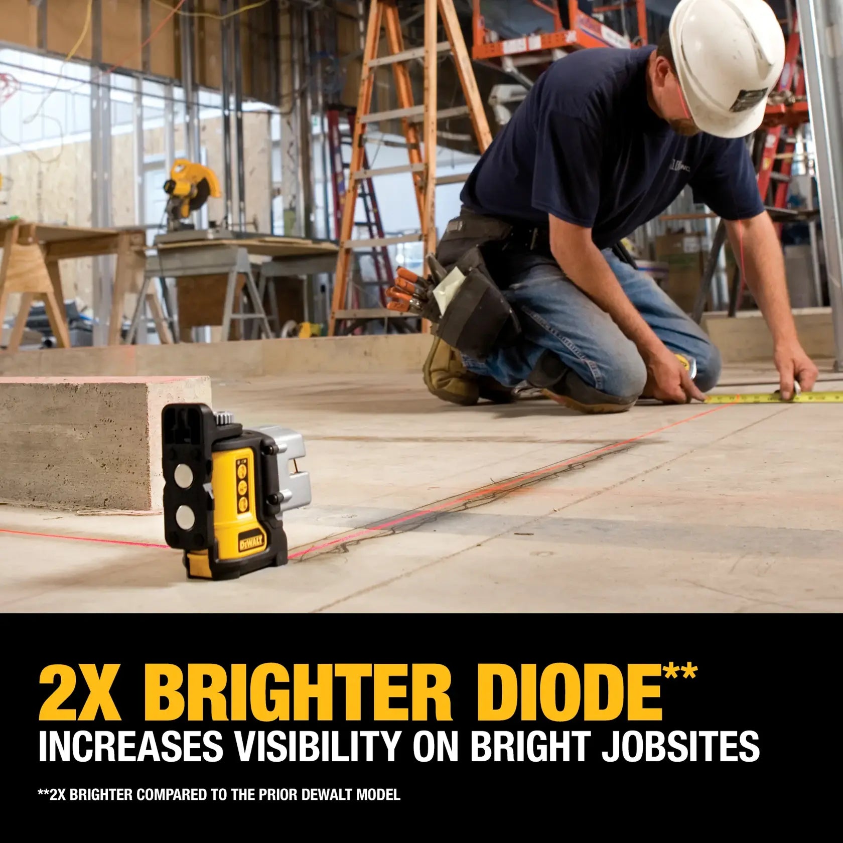 DeWalt DW089K Red Self-leveling 3-beam Cross Line Laser Level - image 5