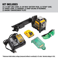DeWalt DW089LG 12V MAX 3 x 360 Green Line Laser - image 4