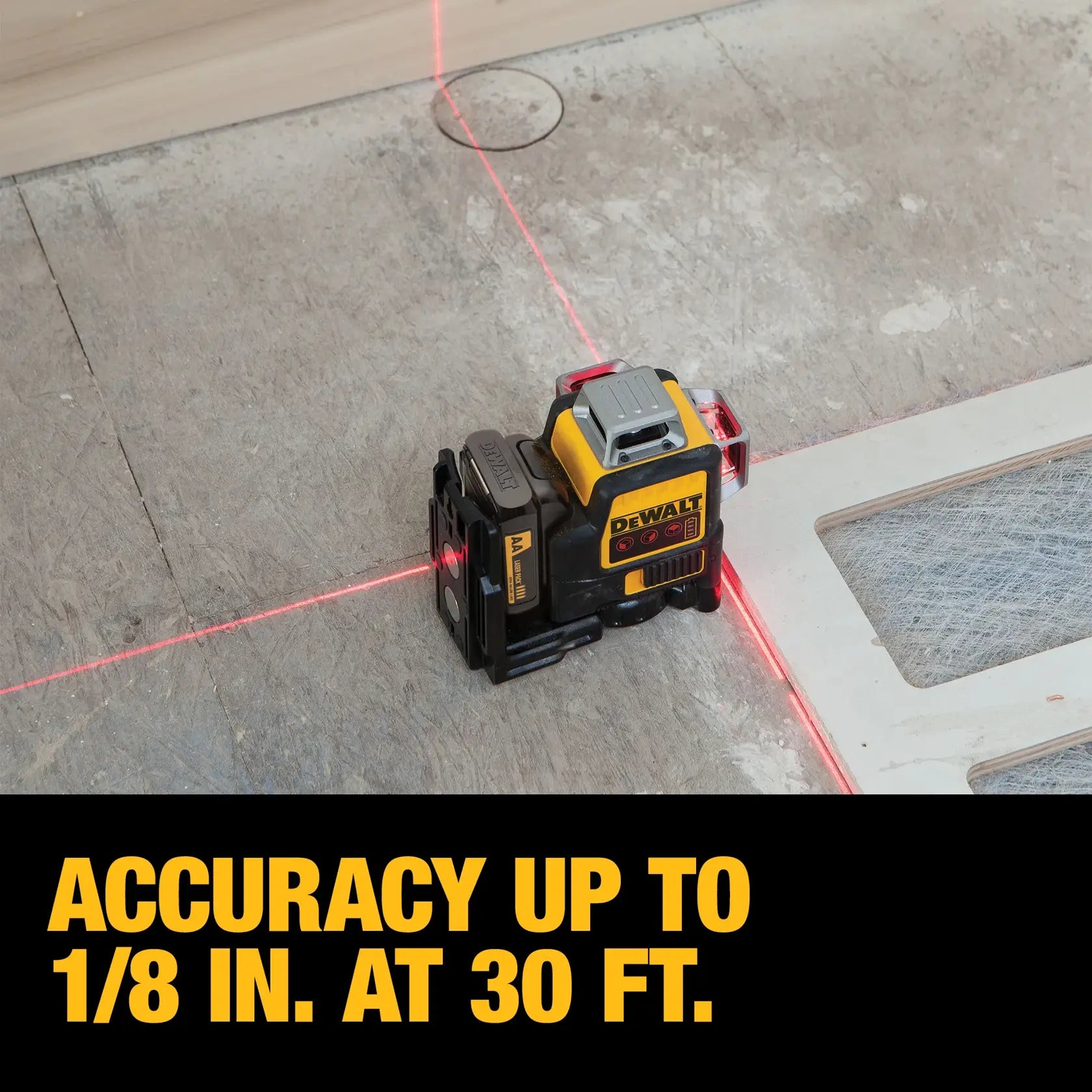 DeWalt DW089LR 12V MAX Compatible Red 3 X 360 Line Laser - image 14