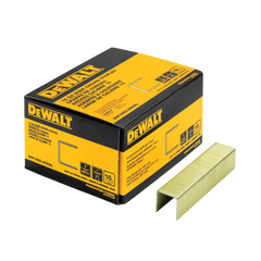 DeWalt DW16S2-25GAL 16GA 1" Leg x 1" Crown Galvanized Construction Staples, 2,000-Pack - image 1