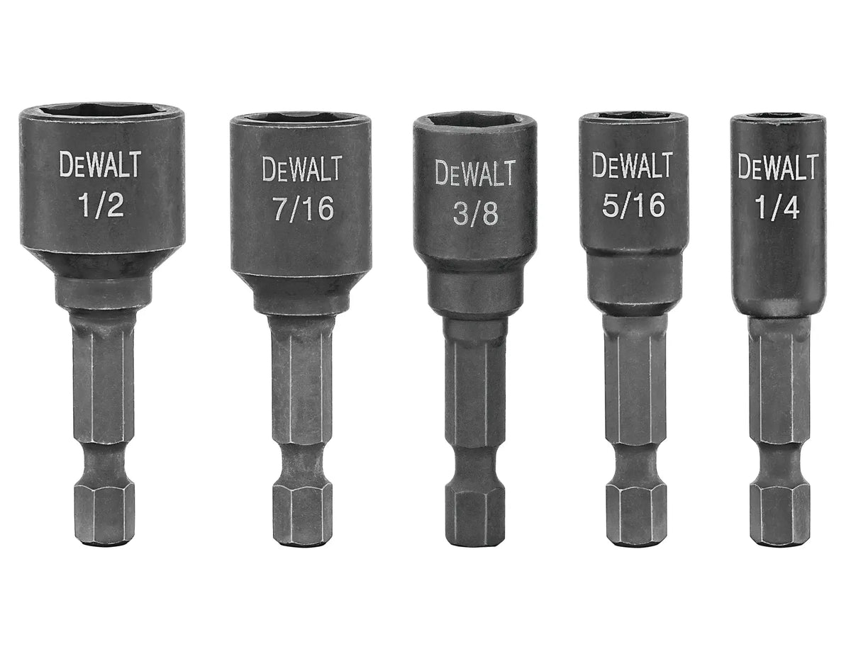 DeWalt DW2235IR 5-Piece IMPACT READY Magnetic Nut Driver Set (1/4" to 1/2") - image 1