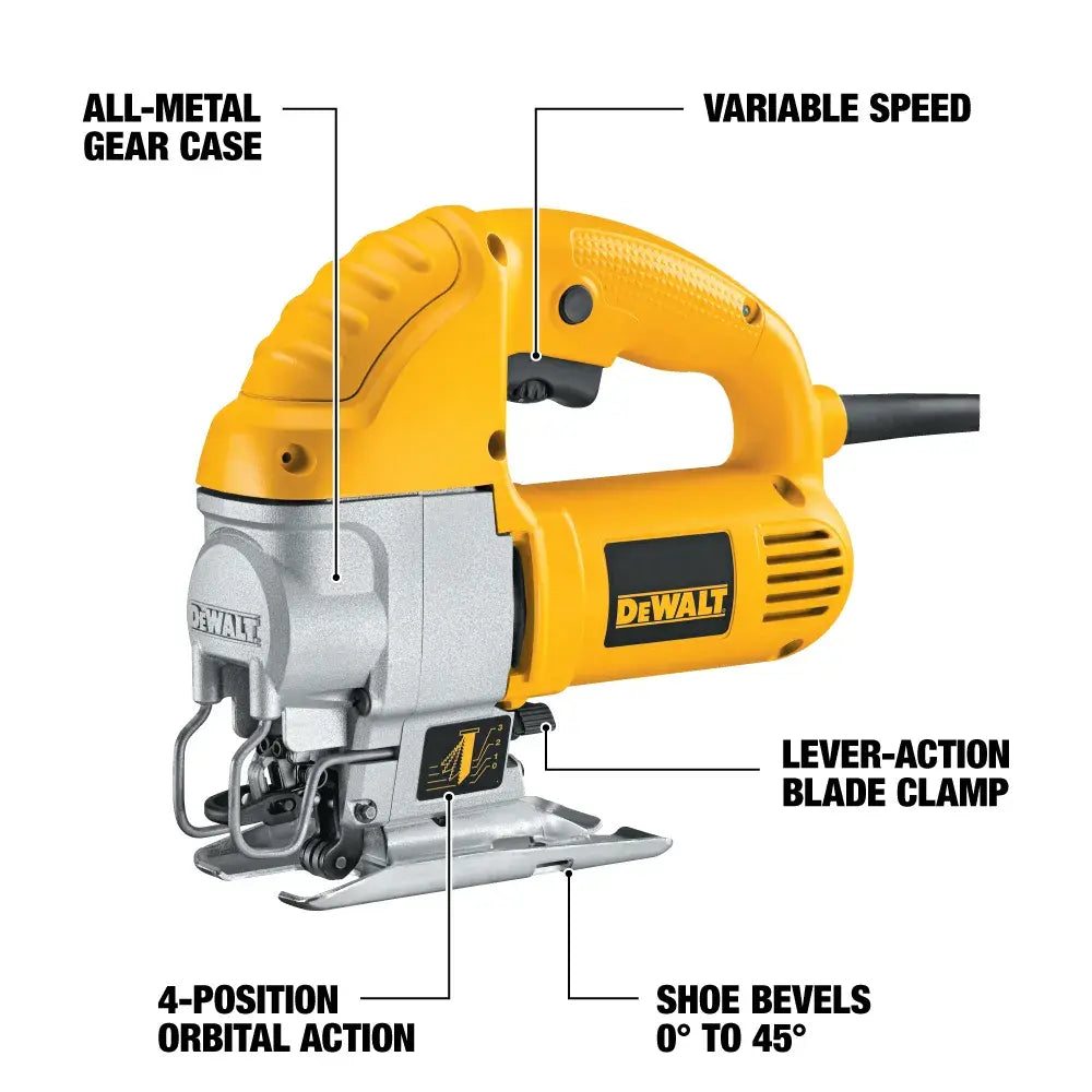 DeWalt DW317K 5.5 Amp Electric Variable Speed Jig Saw - image 3