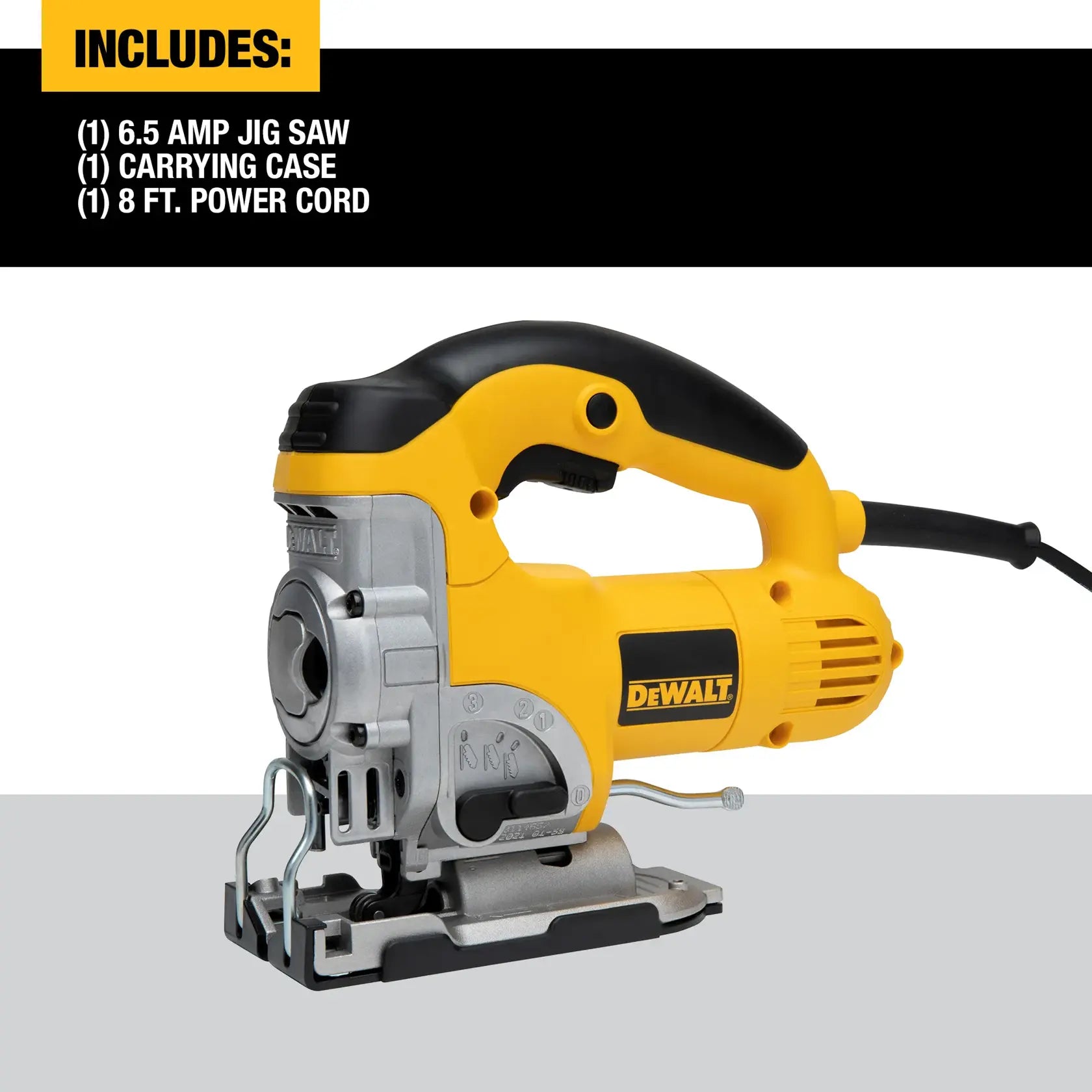 DeWalt DW331K 6.5 Amp Jig Saw Kit - image 3