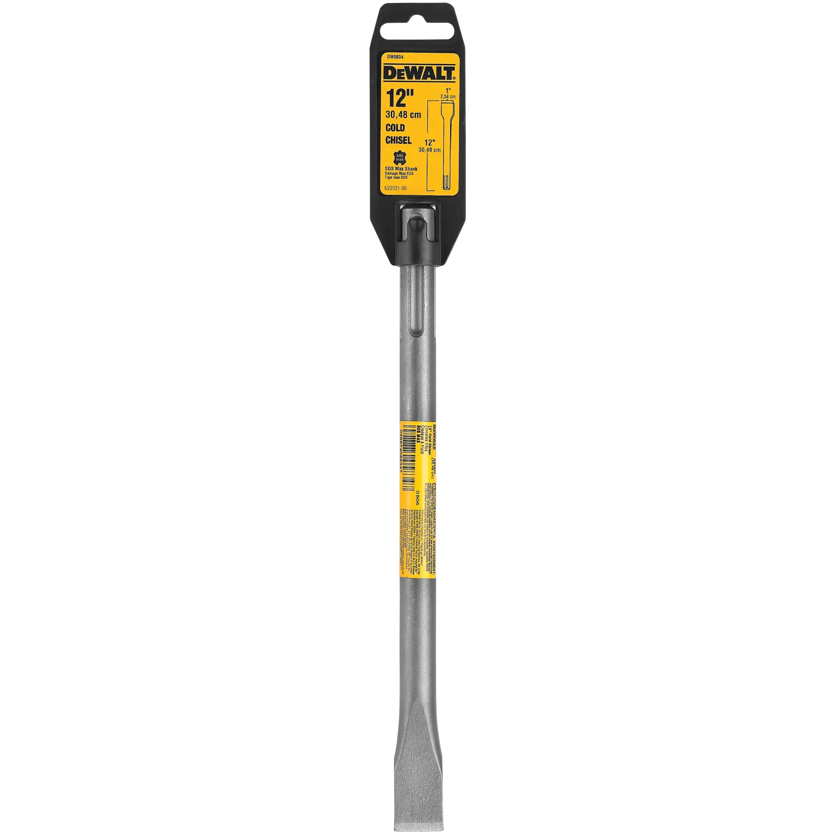 DeWalt DW5834 1" x 12" SDS Max Cold Chisel Bit - image 1