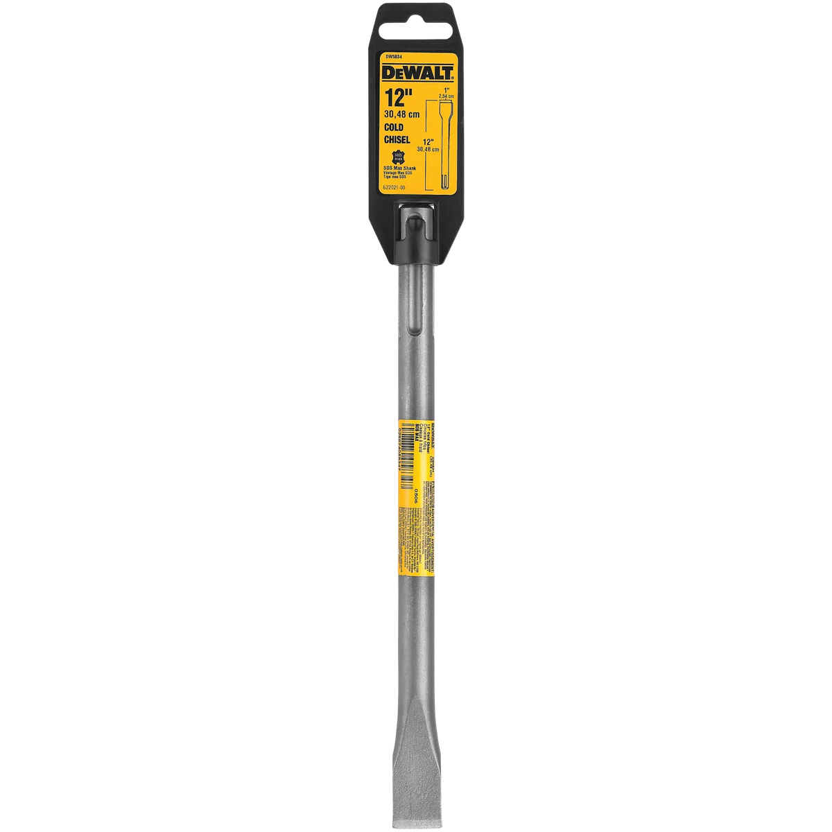 DeWalt DW5834 1" x 12" SDS Max Cold Chisel Bit - image 1