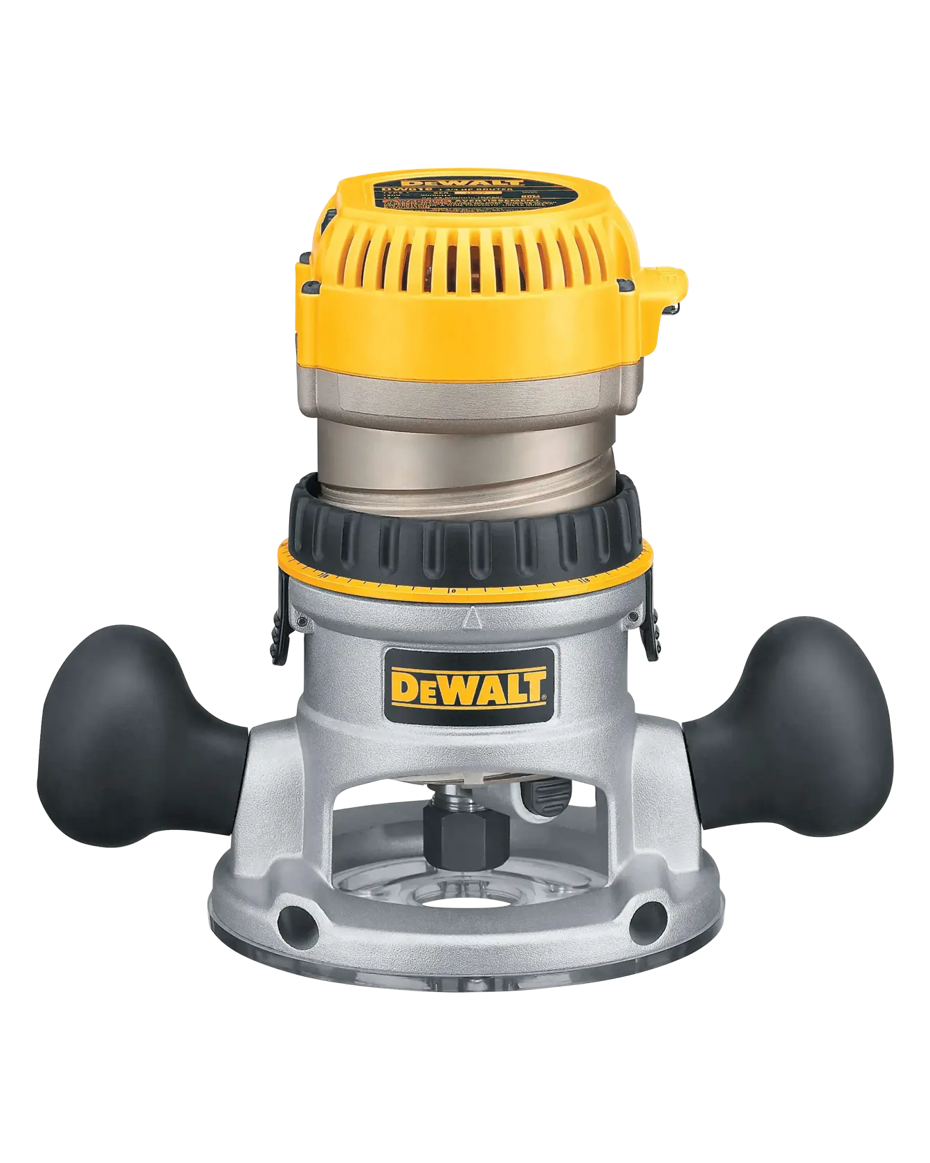 DeWalt DW618 2-1/4 HP Corded Electric Electronic Variable Speed Fixed Base Router With Soft Start - image 1