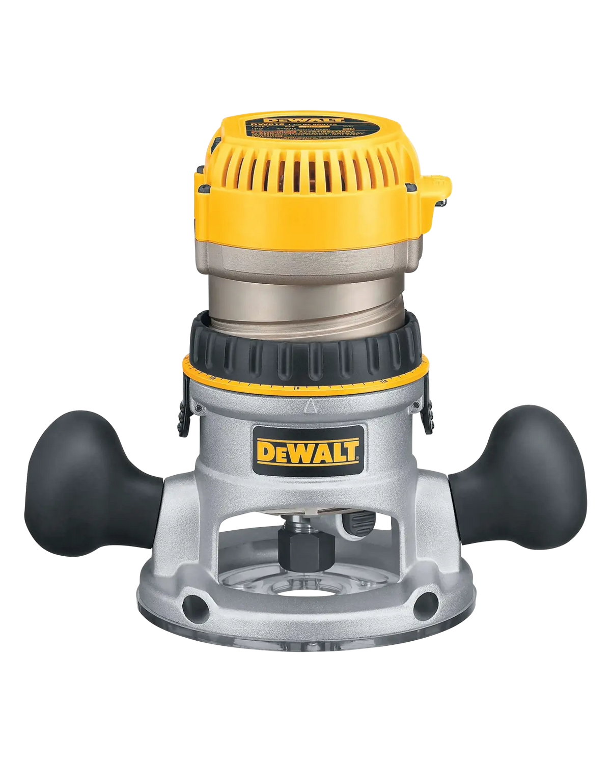 DeWalt DW618 2-1/4 HP Corded Electric Electronic Variable Speed Fixed Base Router With Soft Start - image 1