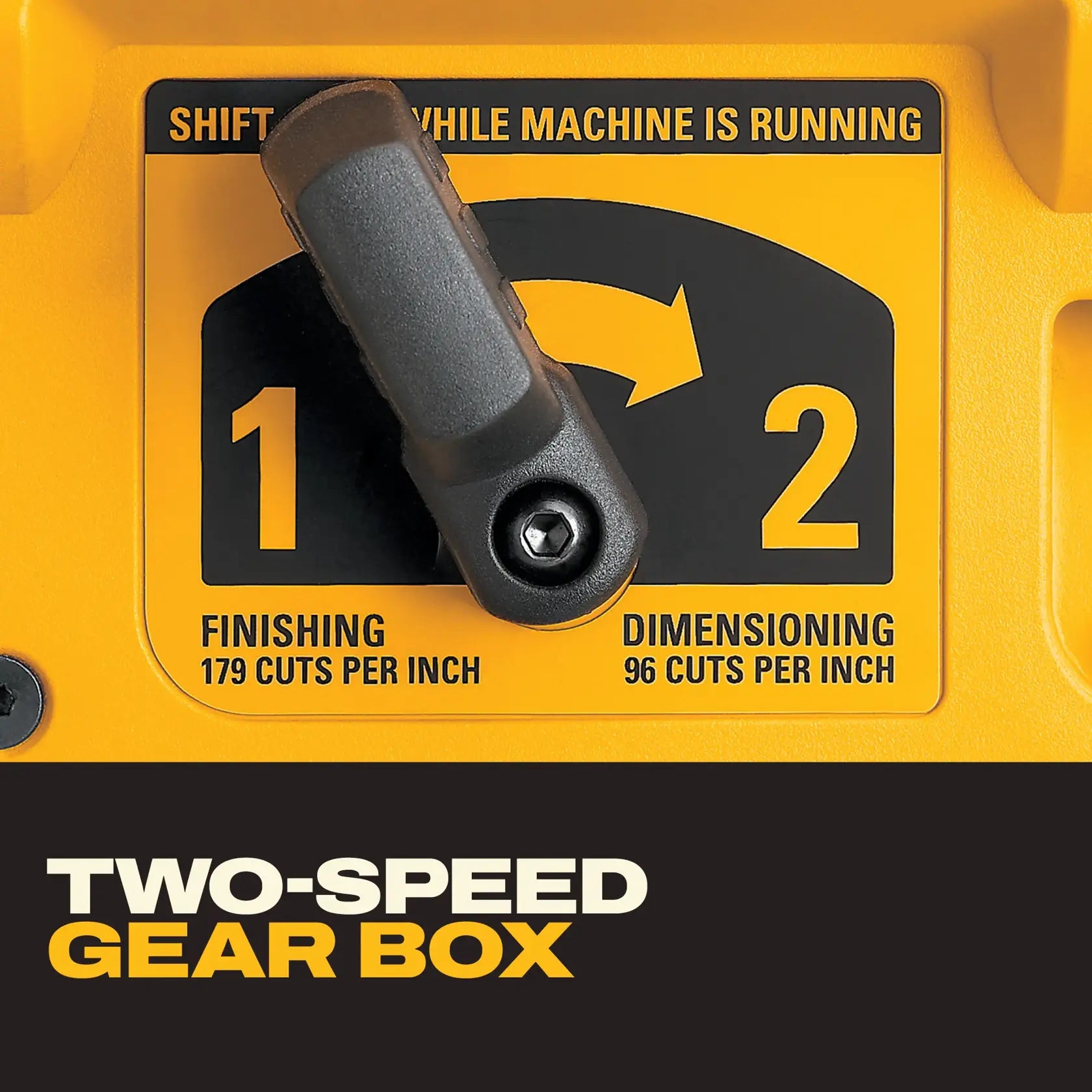 DeWalt DW735X 13 in. 3-Knife 2-Speed Thickness Planer - image 5