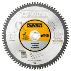 DeWalt DW7665 10" (254mm) 80T Aluminum Cutting Circular Saw Blade - image 1