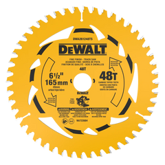 DeWalt DWA261248TS 6-1/2" 48T Fine Finish Track Saw Blade - image 1