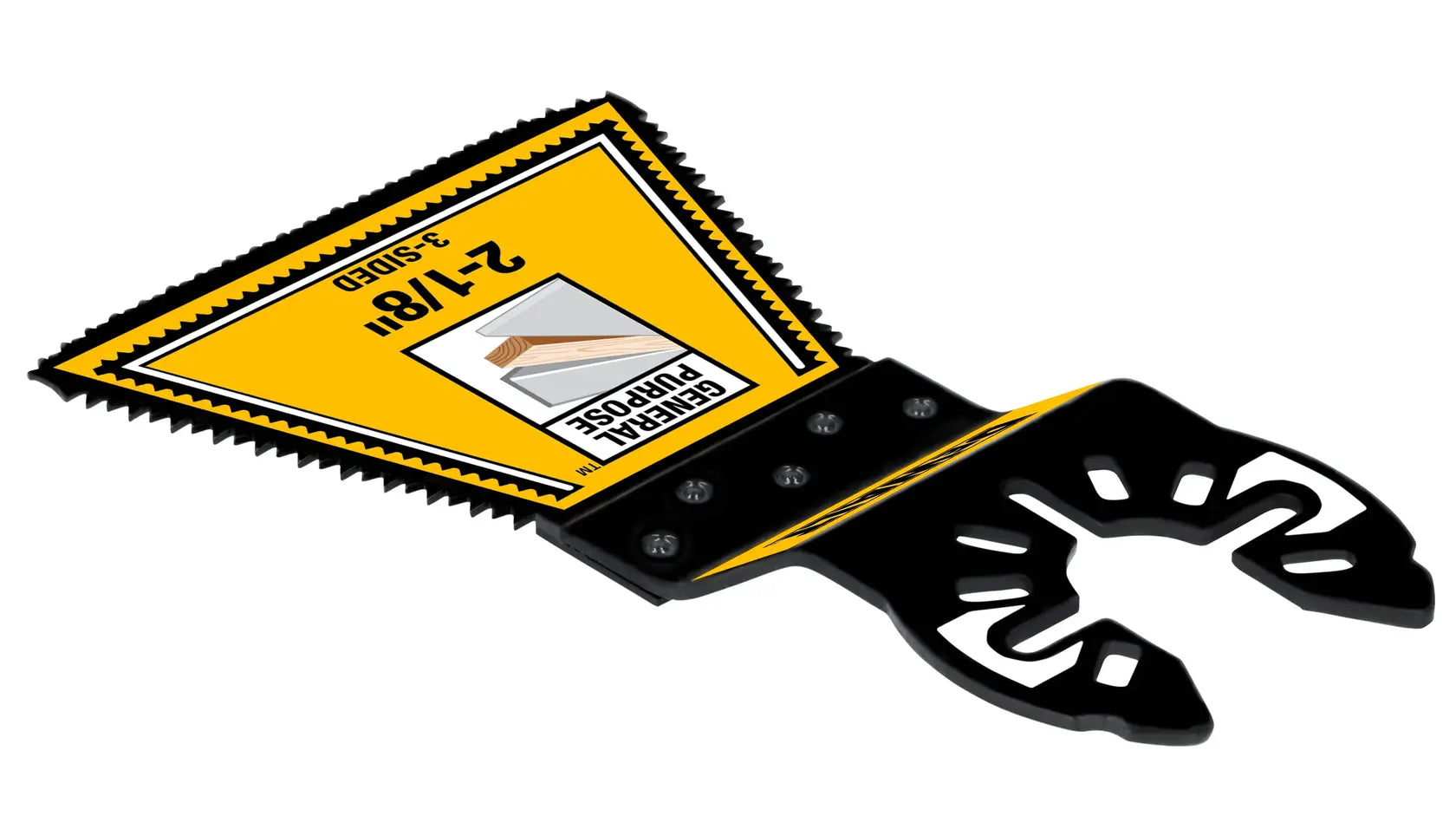 DeWalt DWA4283B 2-1/8" 3-Sided Bi-Metal Oscillating Blades, 10-Pack - image 5