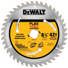 DeWalt DWAF16542 6-1/2" 42T FlexVolt Track Saw Blade - image 1