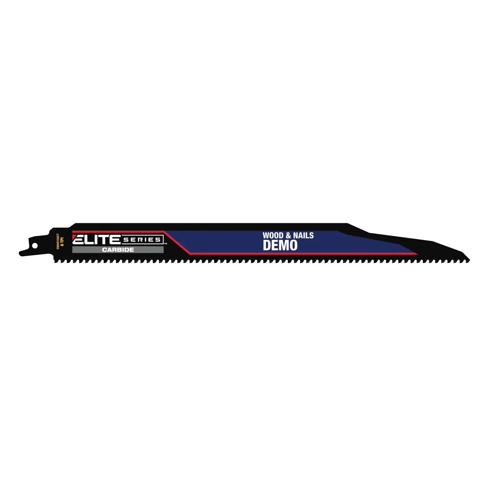 DeWalt DWAR156CT-3 Elite Series 12" 6 TPI Demolition Carbide Tipped Reciprocating Saw Blades, 3-Pack - image 1