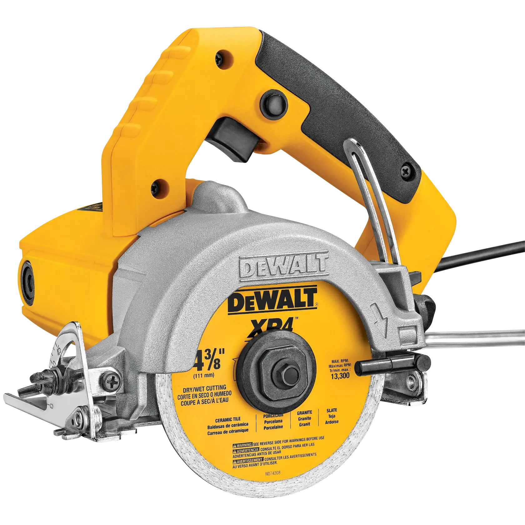 DeWalt DWC860W 4-3/8" Wet/Dry Handheld Tile Cutter - image 2