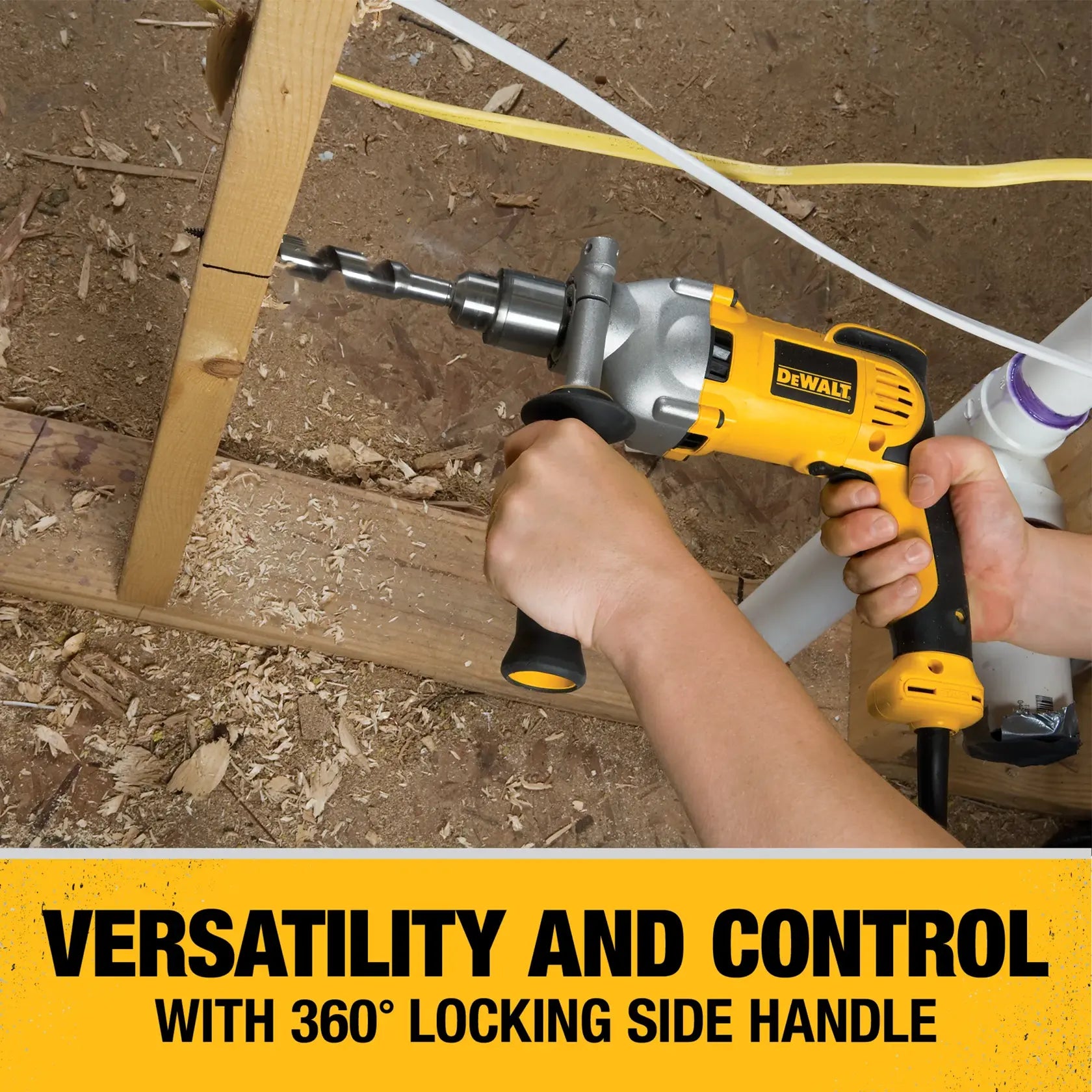 DeWalt DWD210G 1/2-in (13mm) VSR Pistol Grip Drill - image 3
