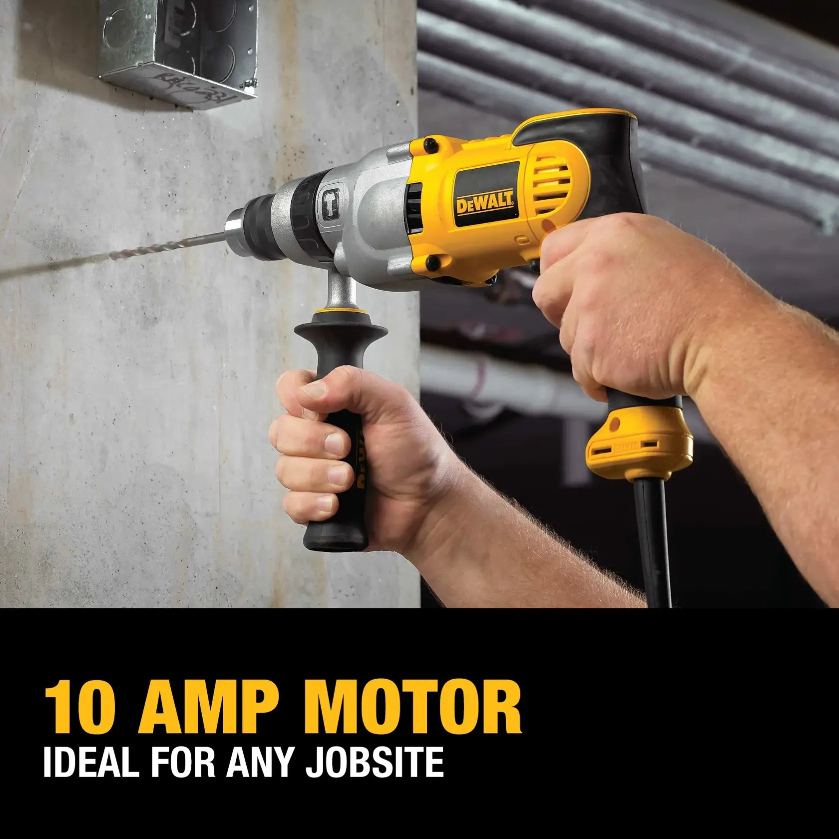 DeWalt DWD520 1/2-in VSR Pistol Grip Hammer Drill - image 2