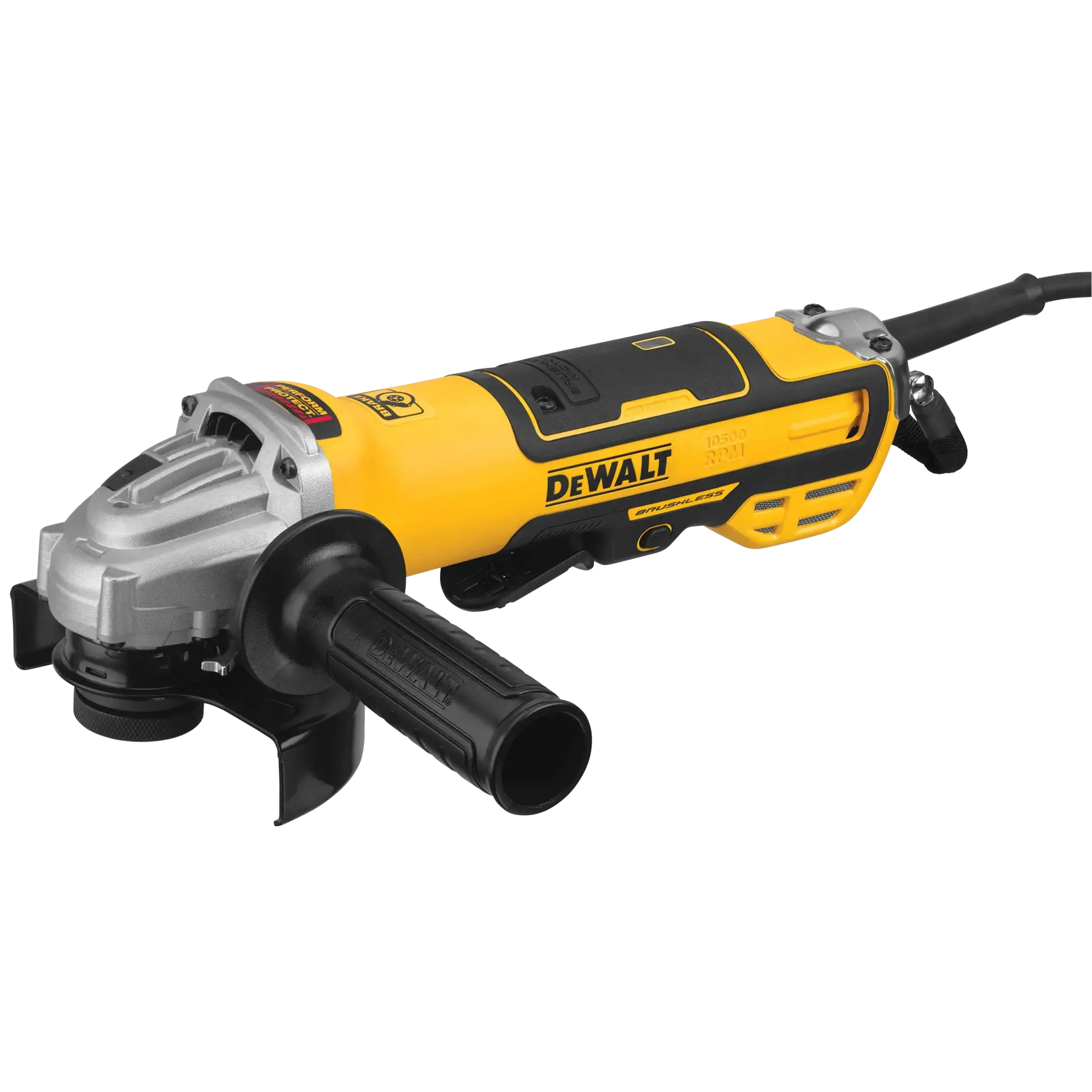 DeWalt DWE43214N 5 in. Brushless Paddle Switch Small Angle Grinder With Kickback Brake, No Lock-On - image 2