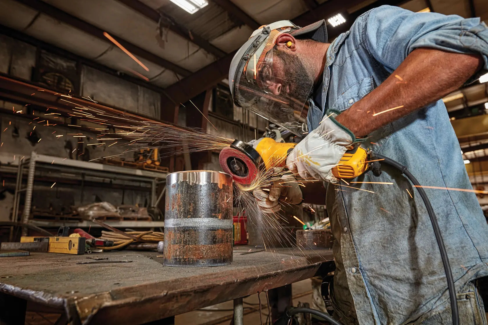 DeWalt DWE43214N 5 in. Brushless Paddle Switch Small Angle Grinder With Kickback Brake, No Lock-On - image 7