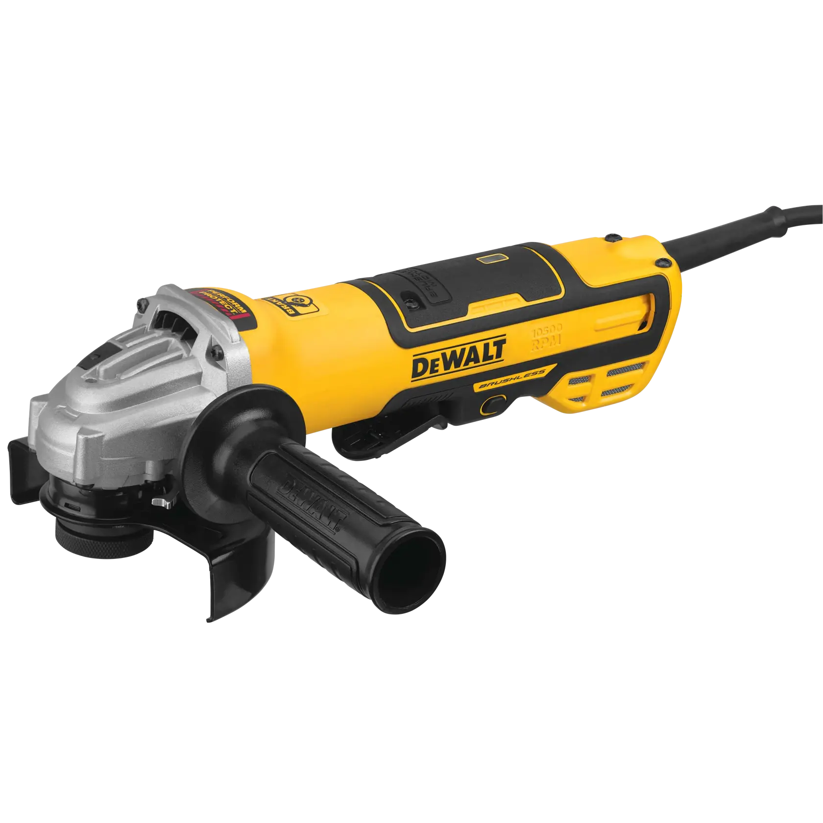 DeWalt DWE43214 5" Brushless Paddle Switch Angle Grinder with Kickback Brake - image 2