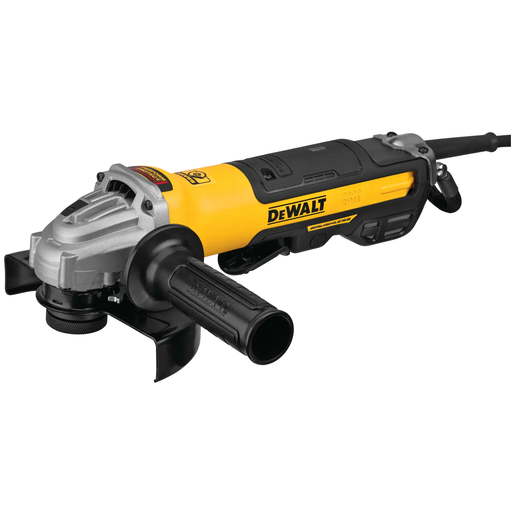 DeWalt DWE43244N 5 in. / 6 in. Brushless Paddle Switch Small Angle Grinder With KICKBACK BRAKE - image 2
