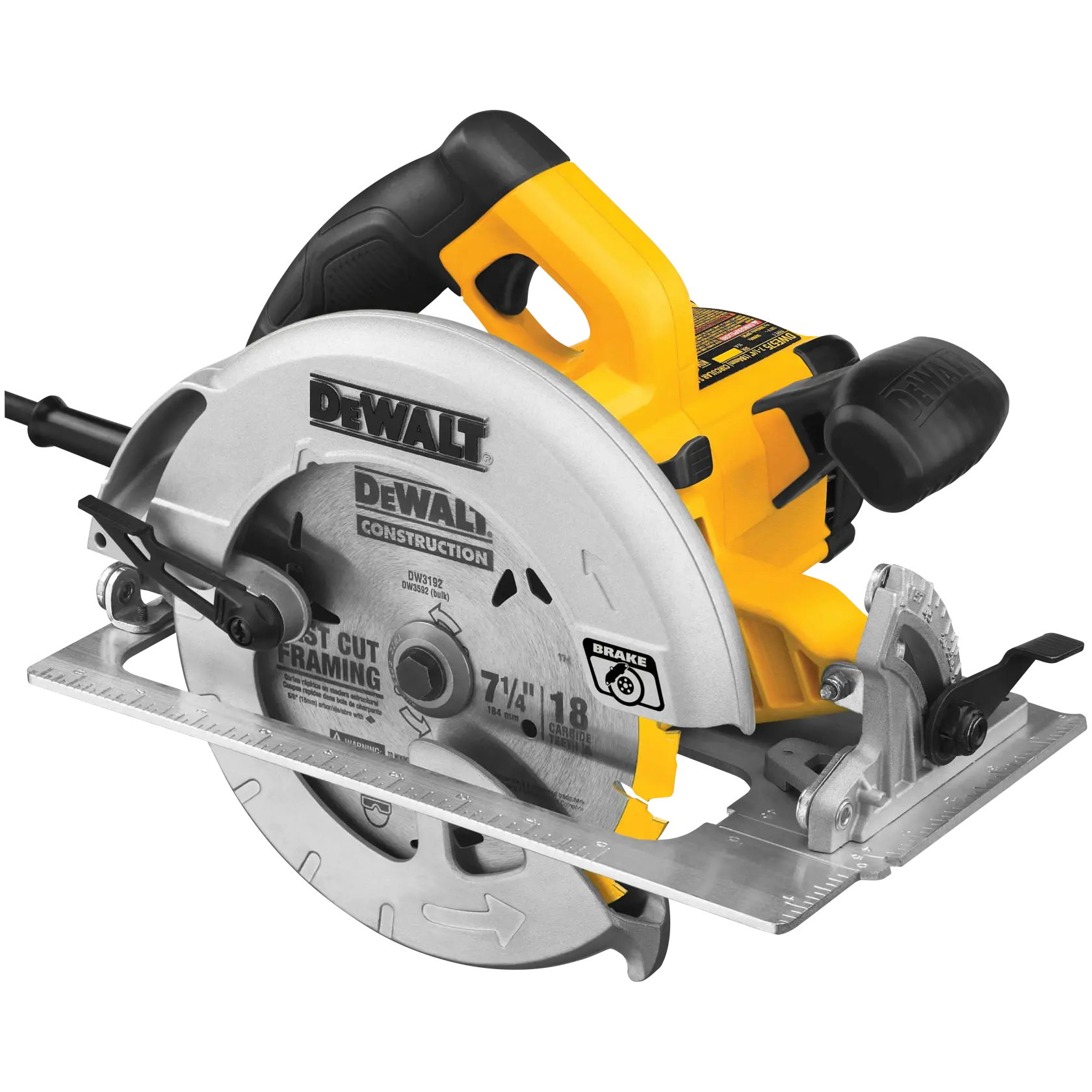 DeWalt DWE575SB 7-1/4 in. Lightweight Circular Saw With Contractor Bag (Tool Only) - image 2