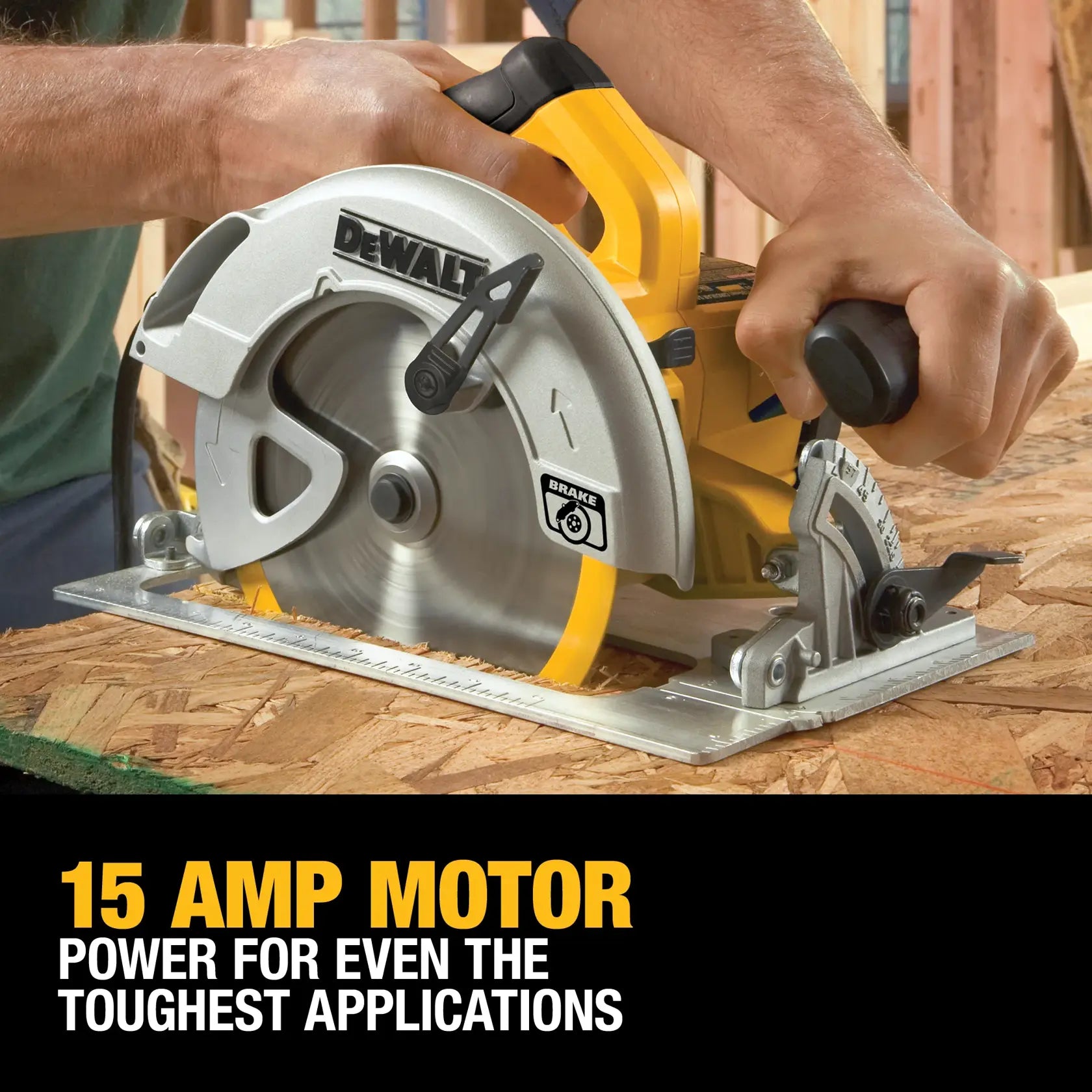 DeWalt DWE575SB 7-1/4 in. Lightweight Circular Saw With Contractor Bag (Tool Only) - image 5