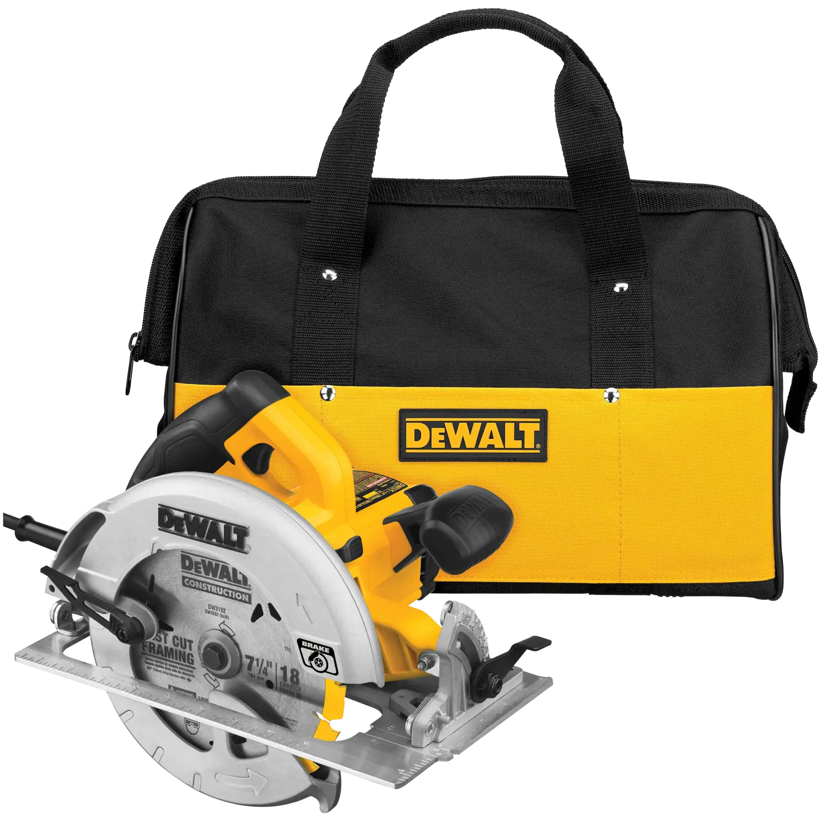 DeWalt DWE575SB 7-1/4 in. Lightweight Circular Saw With Contractor Bag (Tool Only) - image 1